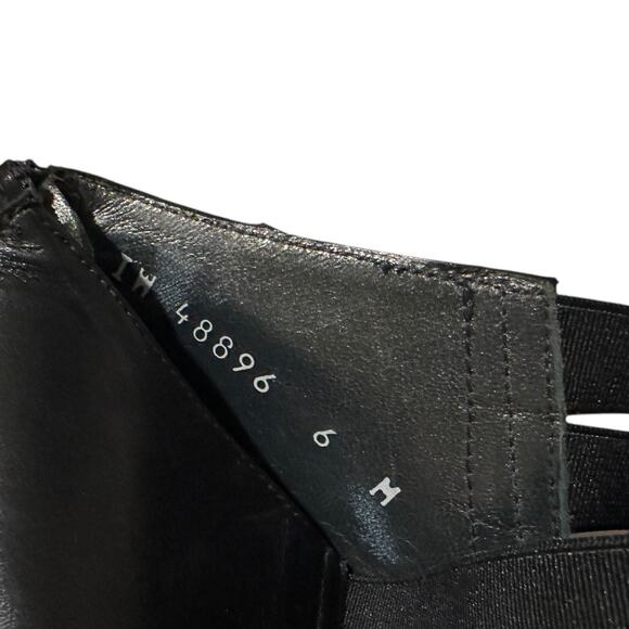 Stuart Weitzman Black Platform Stiletto Heel Multi Stretch Strap Heels Size 6 M - Picture 8 of 9